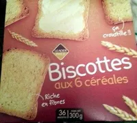 Biscottes aux six céréales