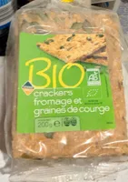 Crackers fromage et graine de courges