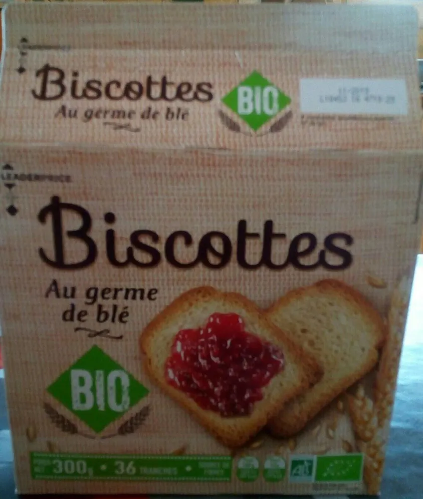 Biscottes au germe de blé