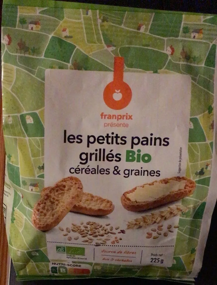 Les petits pains grillés Bio