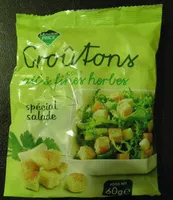 Croûtons goût ail et fines herbes spécial salade Leader price