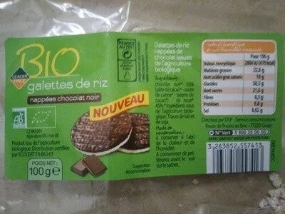 Galette de riz chocolat noir