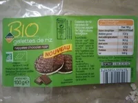 Galette de riz chocolat noir