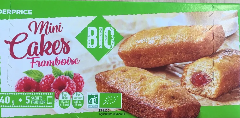 Mini Cakes Framboise bio