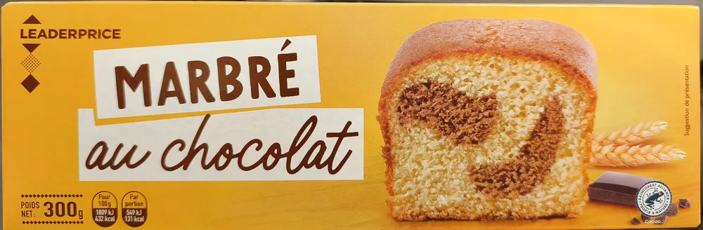 Marbré au chocolat