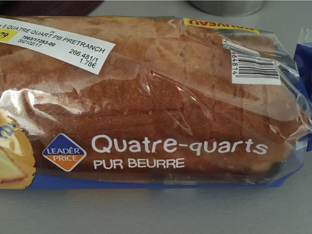 Quatre-Quarts Pur Beurre