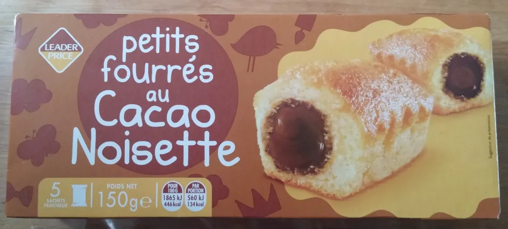 Petits fourrés au Cacao Noisette