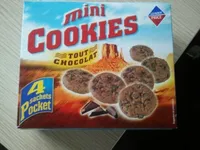 Mini Cookies Tout Chocolat 4 Sachets Pocket