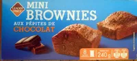 Mini Brownies aux pépites de chocolat