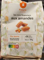 14 mini financiers aux amandes pur beurre