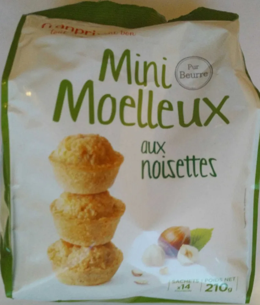 14 mini moelleux aux noisettes