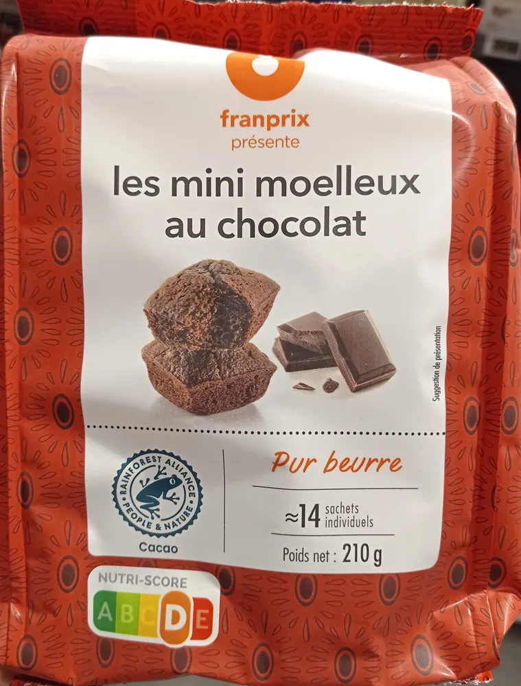 Les mini moelleux au chocolat