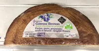 Gâteau breton fourré à la crème de pruneaux