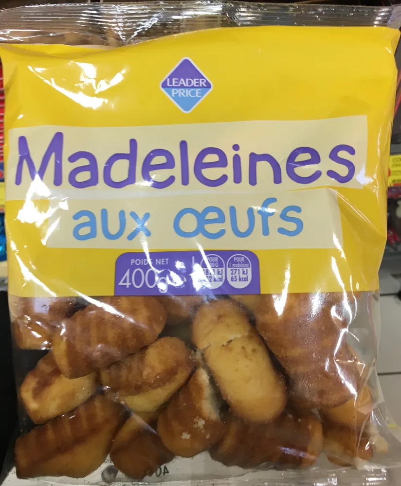 Madeleines aux oeufs