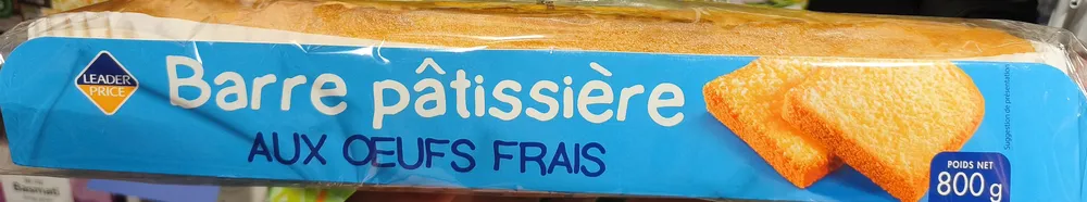 Barre Pâtissière Aux Oeufs Frais