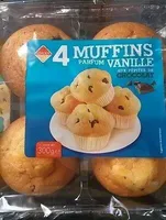 Muffins parfum Vanille aux pépites de chocolat
