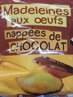 Madeleines aux oeufs nappées de chocolat