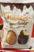Madeleine nappées chocolat