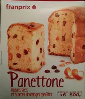 Panettone aux raisins secs et écorces d'oranges confites
