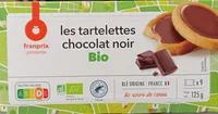 Tartelettes chocolat noir bio