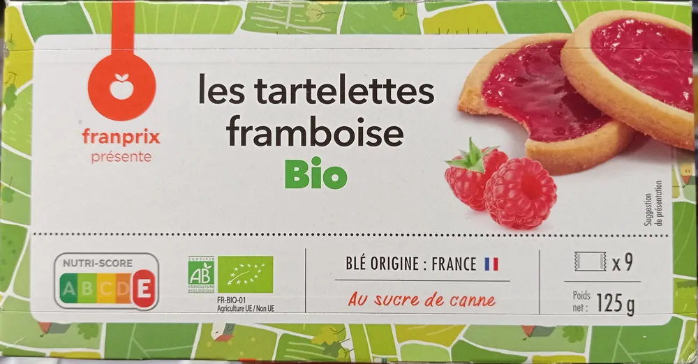 Les tartelettes framboise