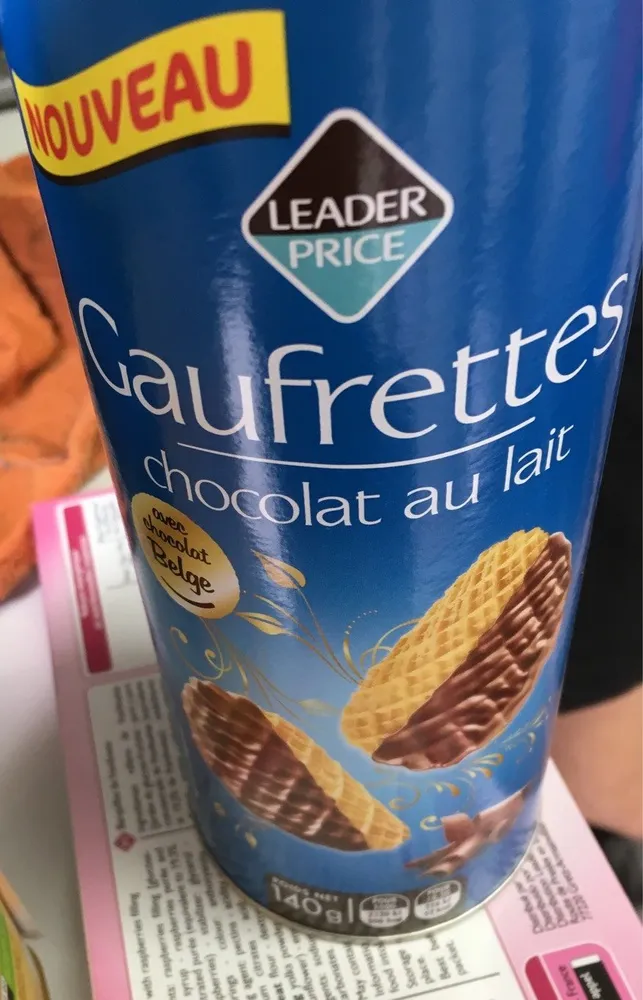 Gaufrettes chocolat au lait