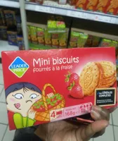 Mini Biscuits Fourrés Fraise