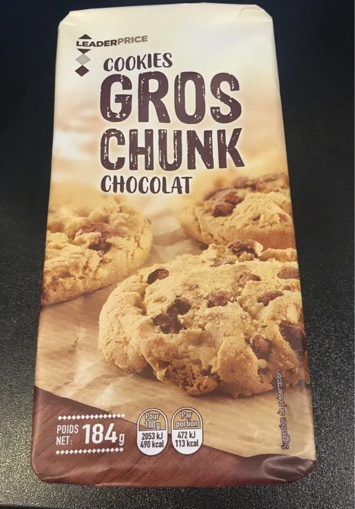 Cookies gros chunk chocolat