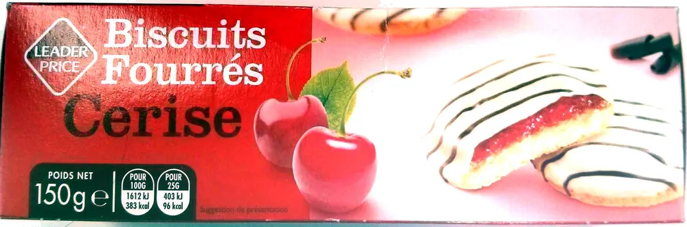 Biscuit Fourrés Cerise