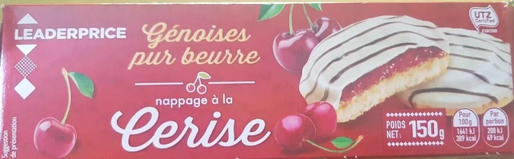 Génoise pur beurre cerise