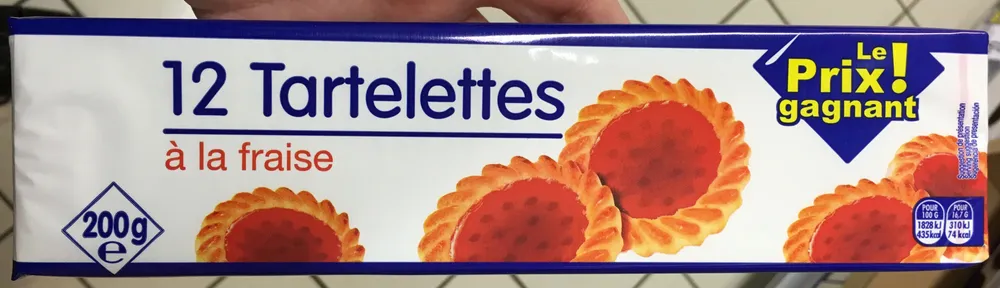 12 Tartelettes à la fraise