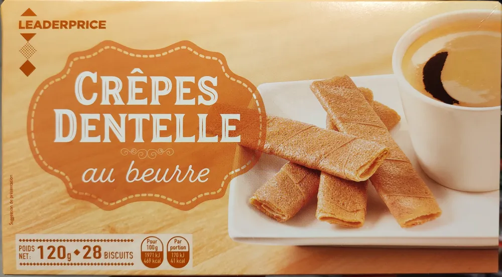 Crêpes dentelle au beurre