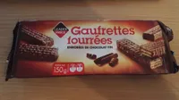 Gaufrettes fourrées enrobées de chocolat fin