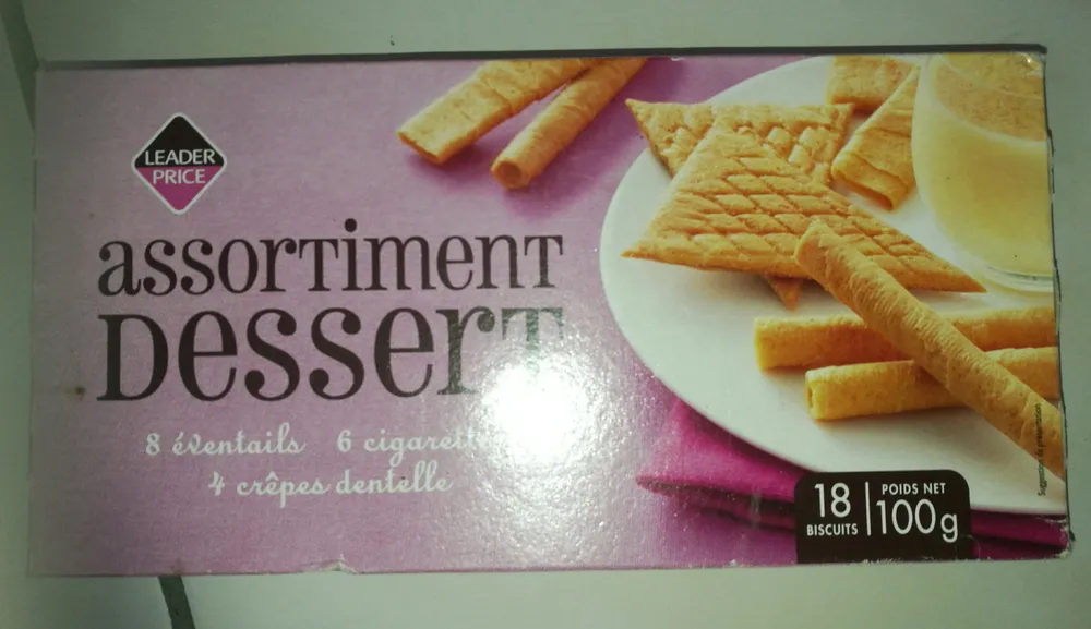 assortiment dessert
