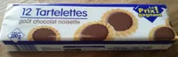 12 Tartelettes Goût Chocolat Noisettes