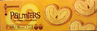 Palmiers feuilletés croustillants