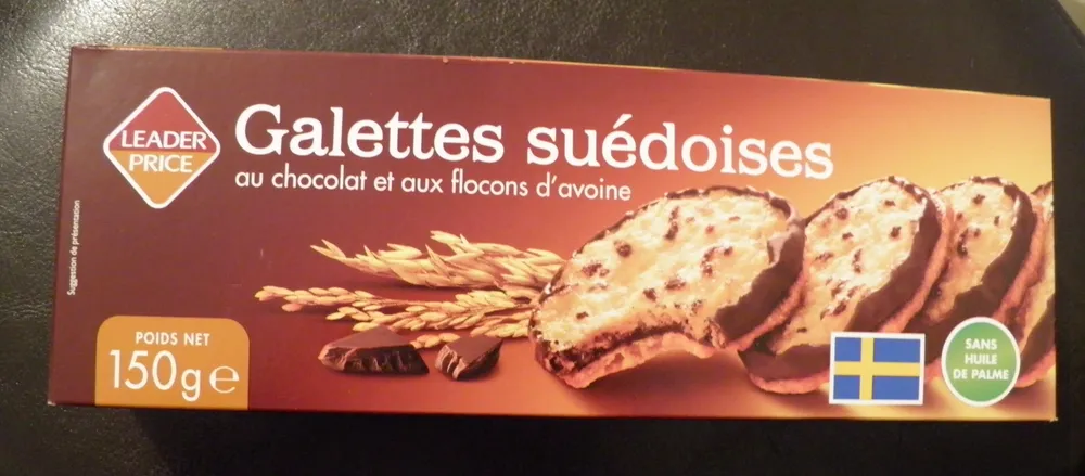 Galettes suédoises au chocolat et flocons d'avoine
