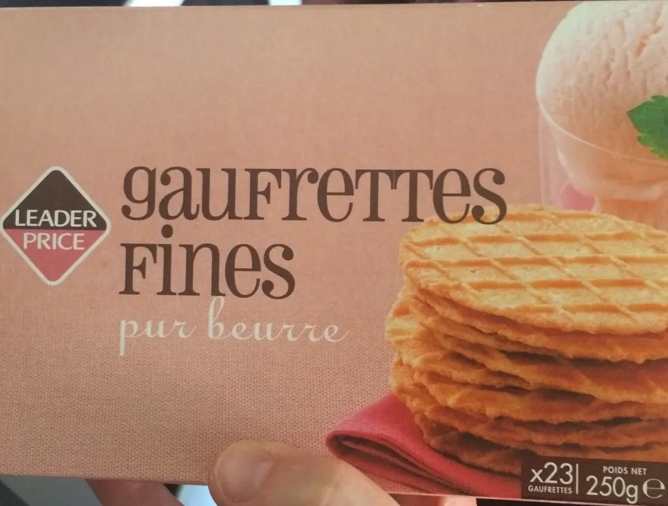 Gaufrettes fines pur beurre