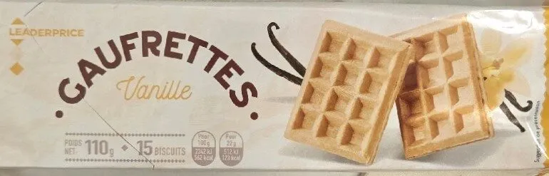 Gauffrettes vanille