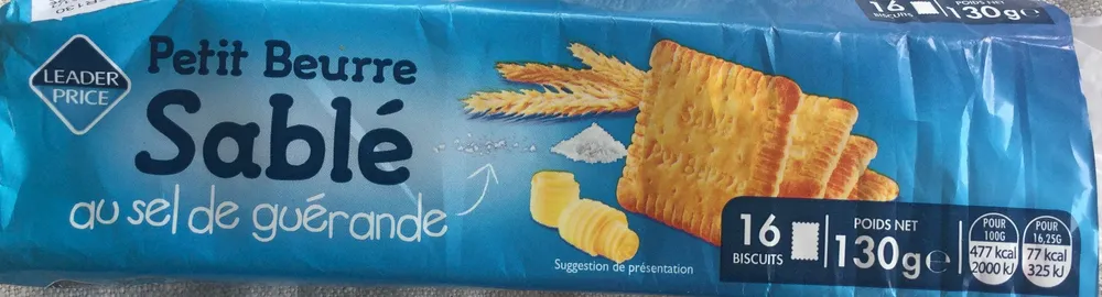Petit beurre sablé au sel de Guérande