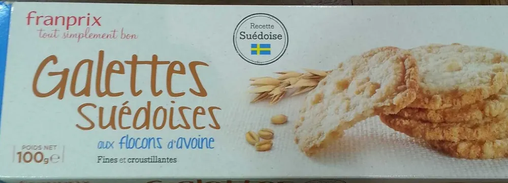 Galettes suédoises aux flocons d'avoine