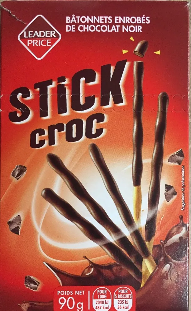 Stick Croc (Mikado) Chocolat Noir