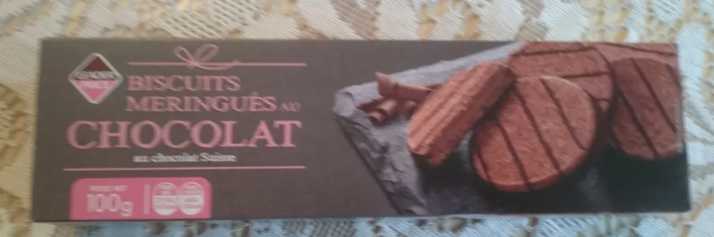 Biscuits meringués au chocolat