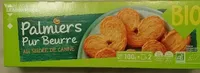 Palmiers pur beurre bio