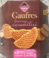 Gaufres fourrage caramélisé