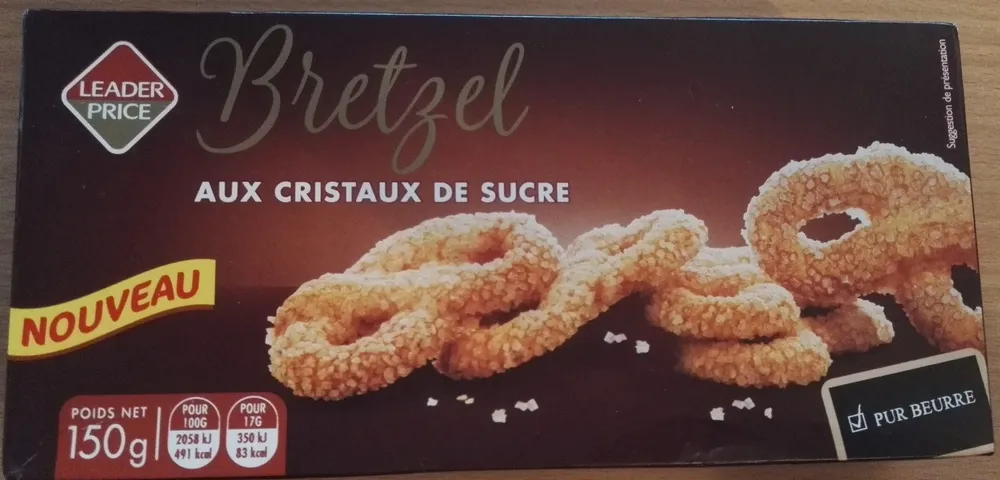 Bretzel aux cristaux de sucre
