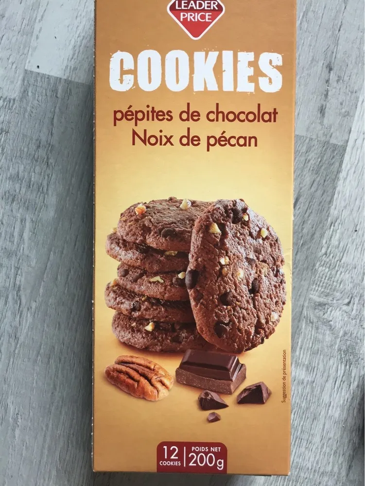 Cookies pépites de chocolat Noix de pecan