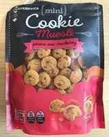 Mini cookie Muesli pécans avec cranberry