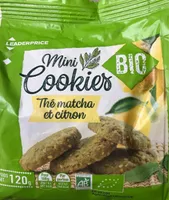 Mini Cookies Thé matcha et citron