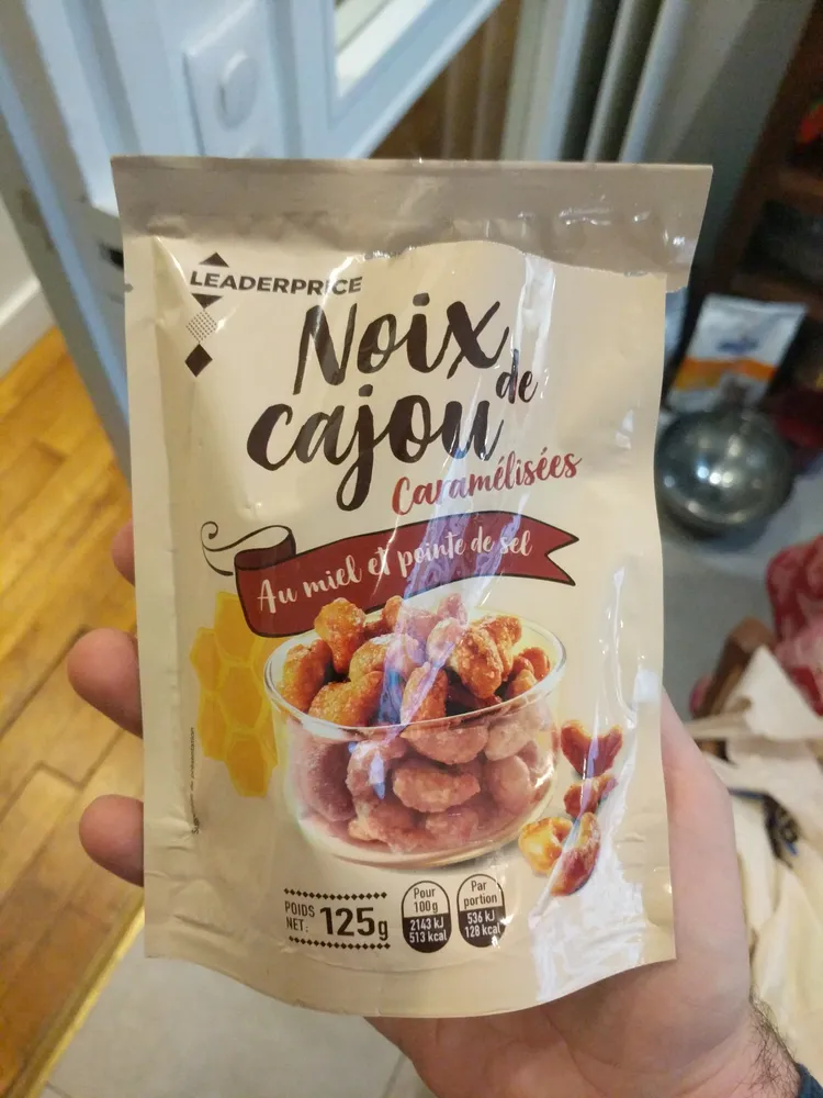 Noix de cajou caramelisées